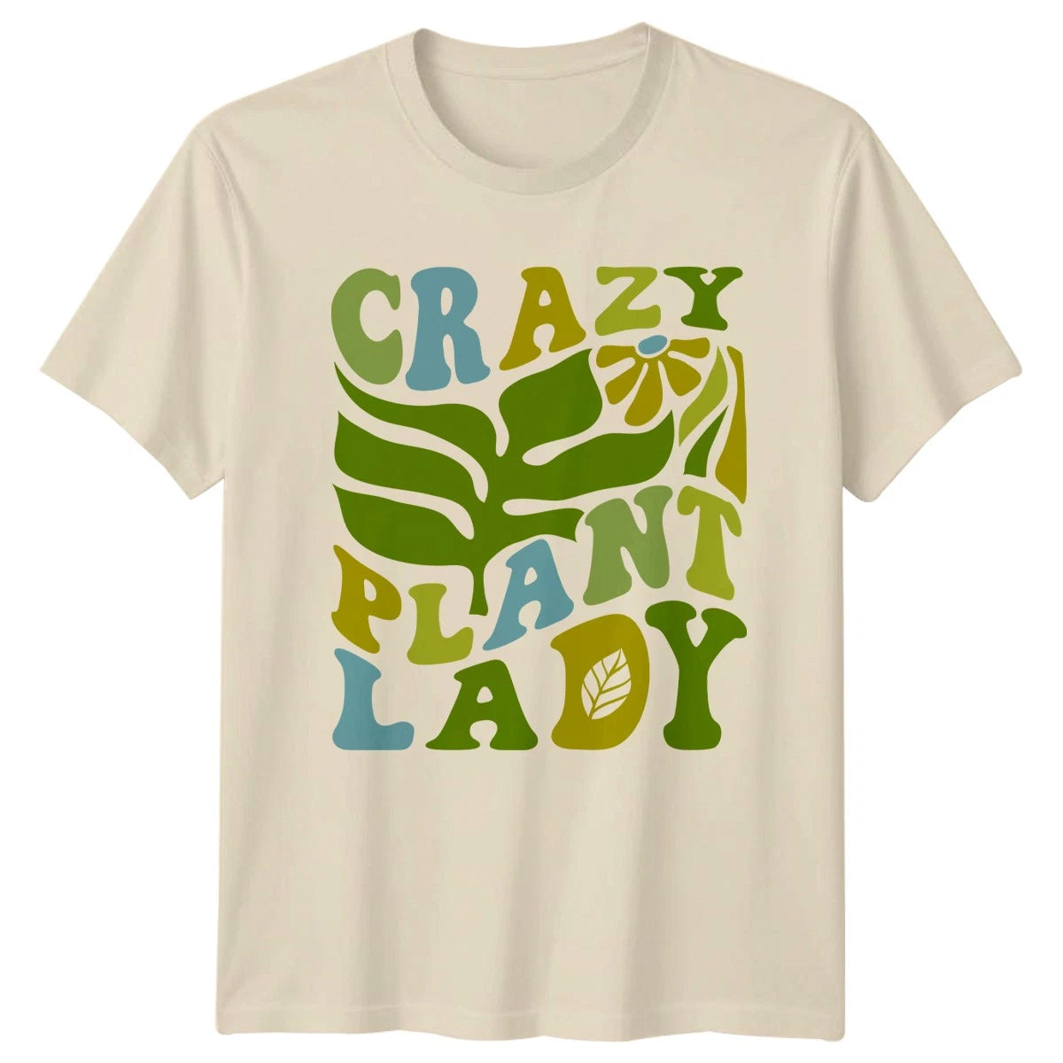 Crazy Plant Lady Womens T-Shirt Houseplant Gardening