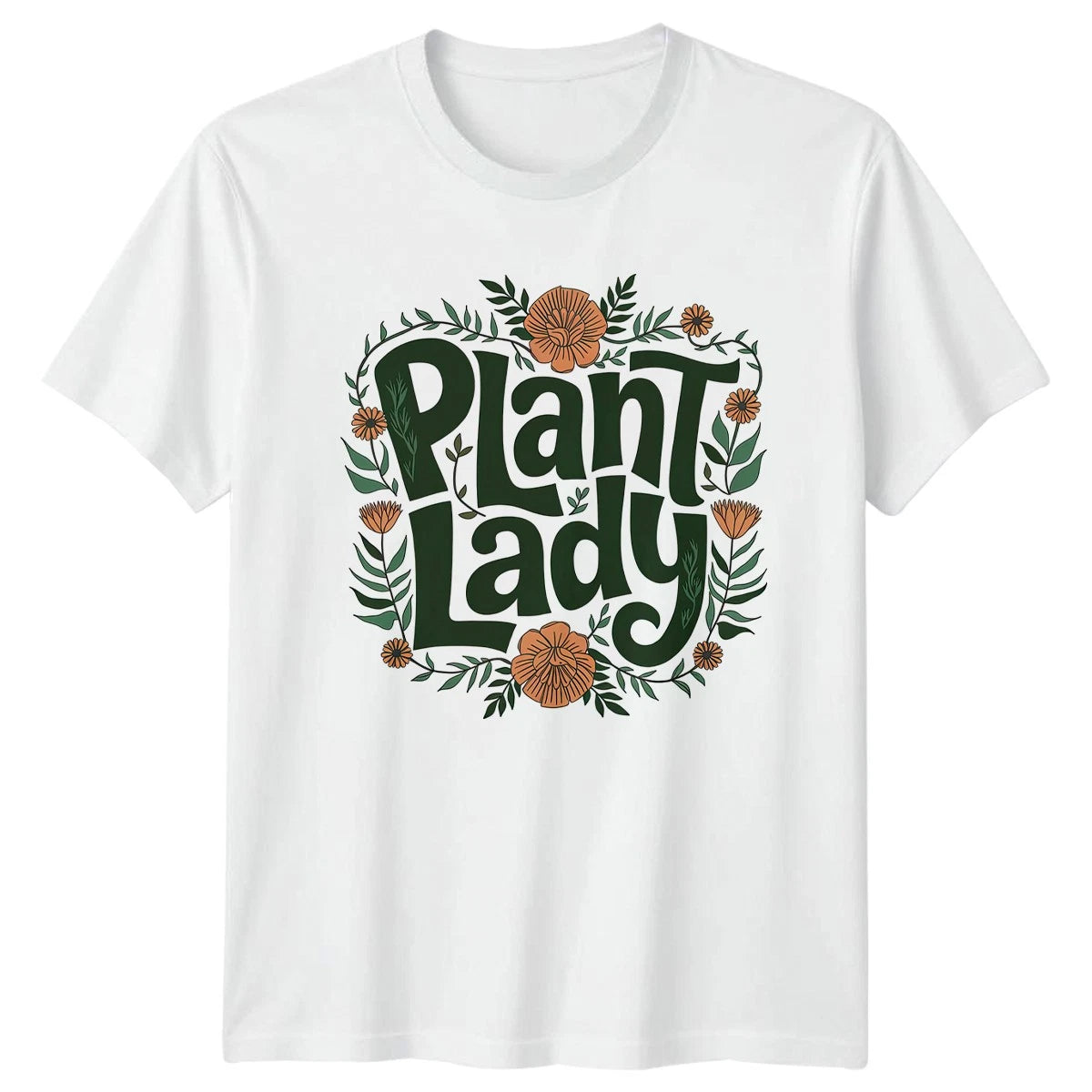 Plant Lady Womens T-Shirt Houseplants Gardening Mothers Day Gift For Her