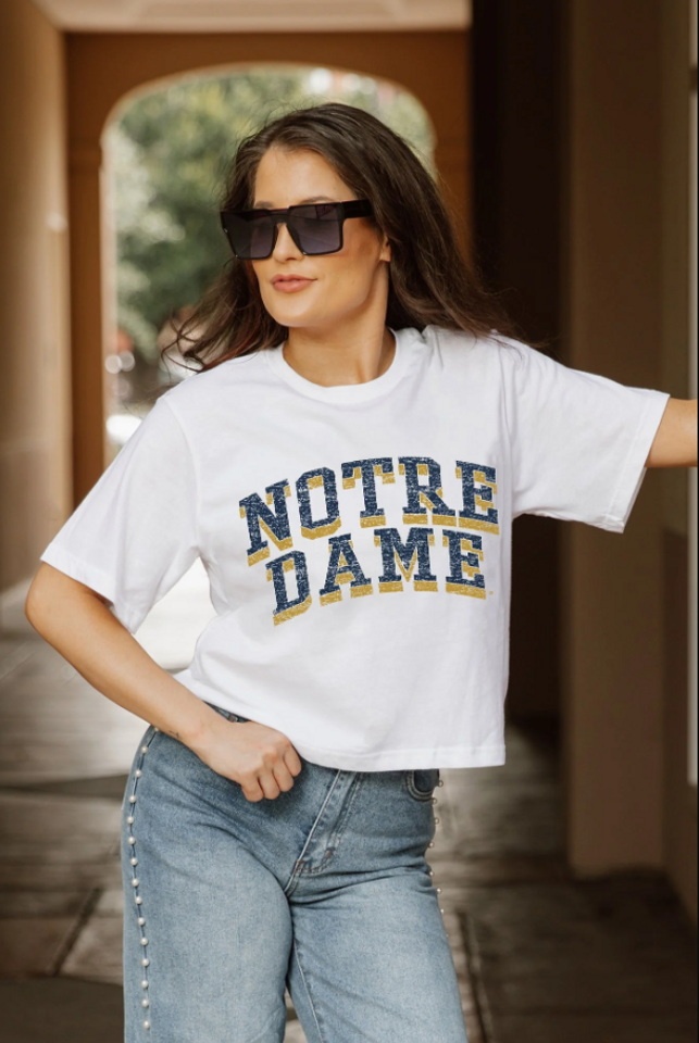 College Basketball Irish Women's Boxy Tee