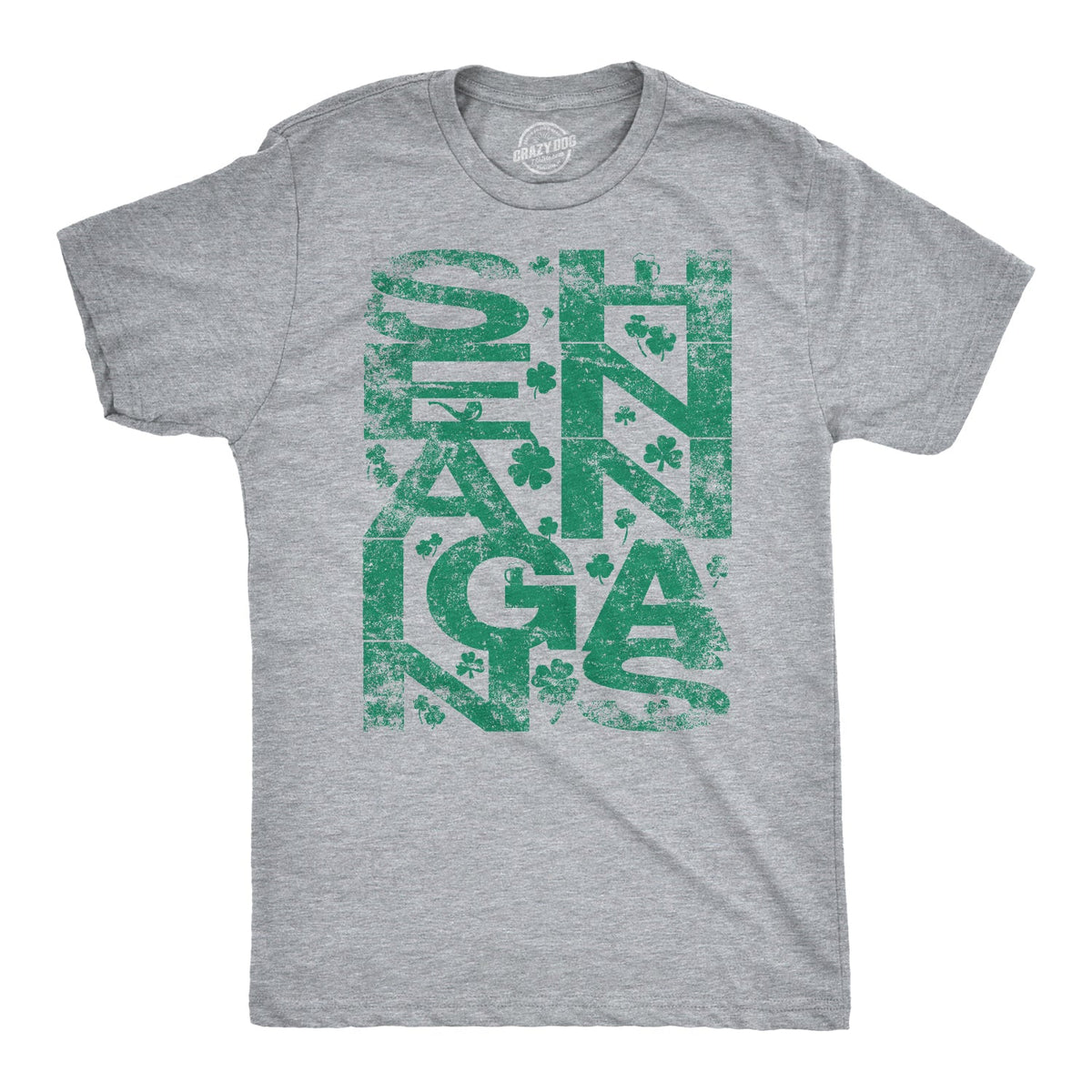 Shenanigans Covered In Clovers Men's T Shirt