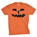 Spikey Teeth Pumpkin Face Men's T Shirt