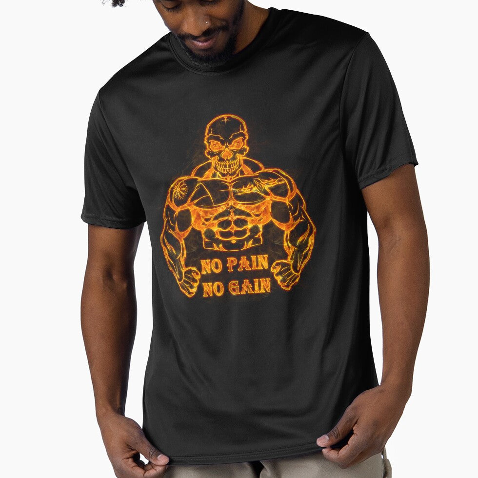 No pain no gain, bodybuilding by Biloyar