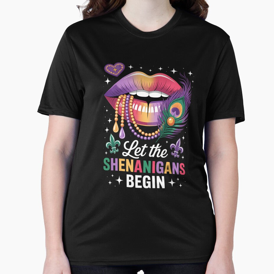 Let The Shenanigans Begin Mask Beads Mardi Gras by IdunayaStore