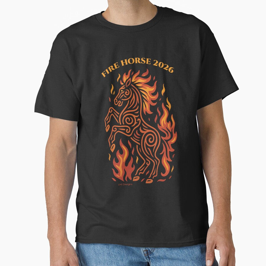 Fire Horse 2026 – Zodiac Tattoo Art by LMIdesigns