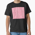 Kittie kawaii doodle pattern - White lines against pink background by ZenReiArt