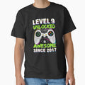 Level 9 Unlocked Awesome Since 2017 Gamer by FGTV2021