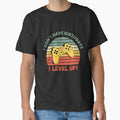 I don't have birthdays. I level up!  Yellow Controller Retro Sunset Design by Meek-Anime