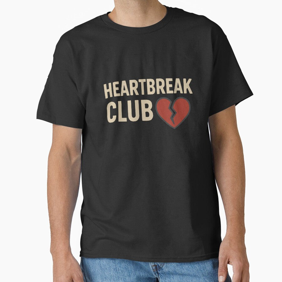 Heartbreak Club – Anti Valentine Broken Heart Design by SVALANART
