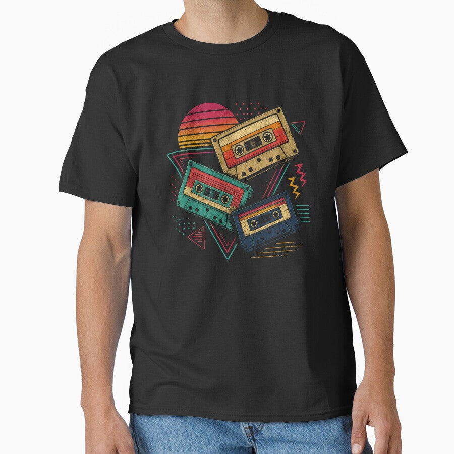 Retro Cassette Tapes Vintage 80s Music by Moizento
