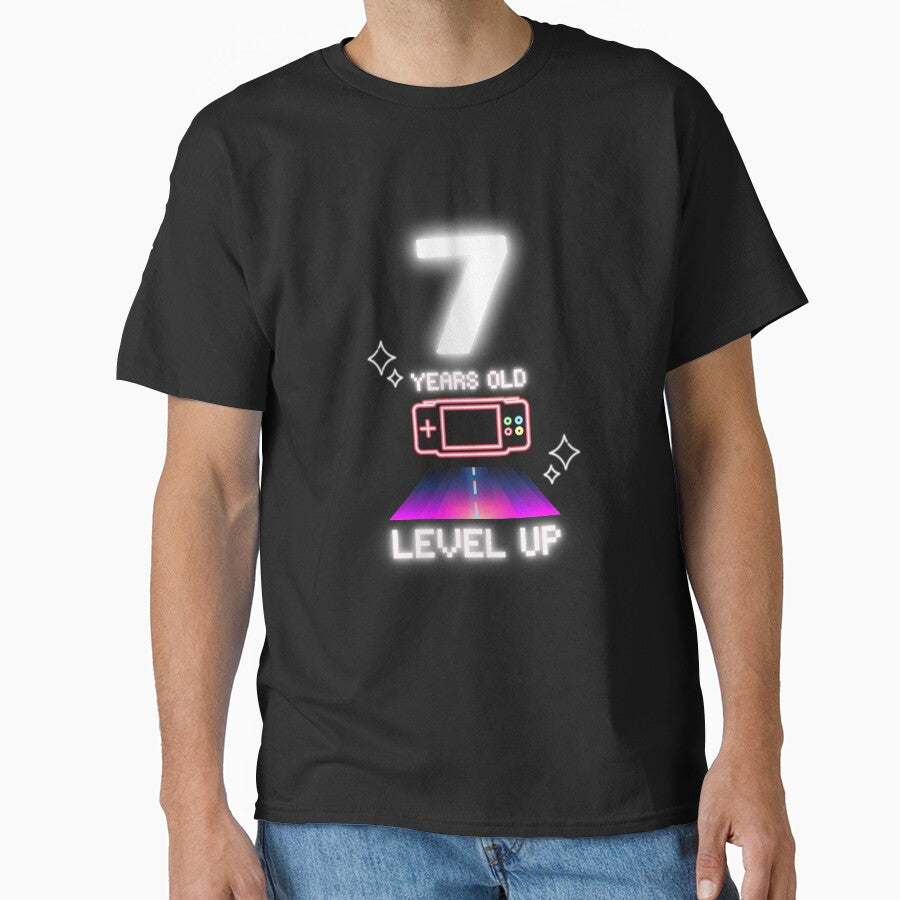 You are Level Up : Level 7 Unlocked - Funny Gamer 7th Birthday Gifts for Game Lover by kongju