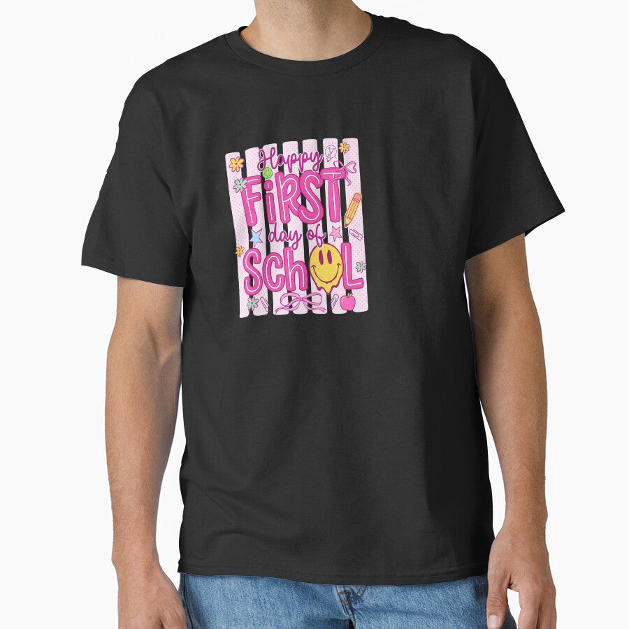 Happy First Day Of School Back To School Girls by KroghDs