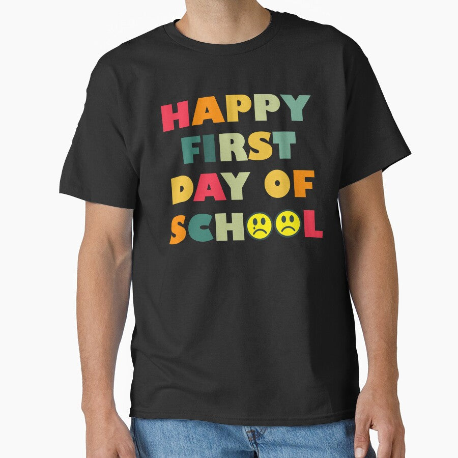funny happy first day of school by Lily Art