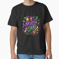 Mardi Gras Carnival Vibes – Purple Green Gold Festive Design for Shirts & Stickers by artedigital99