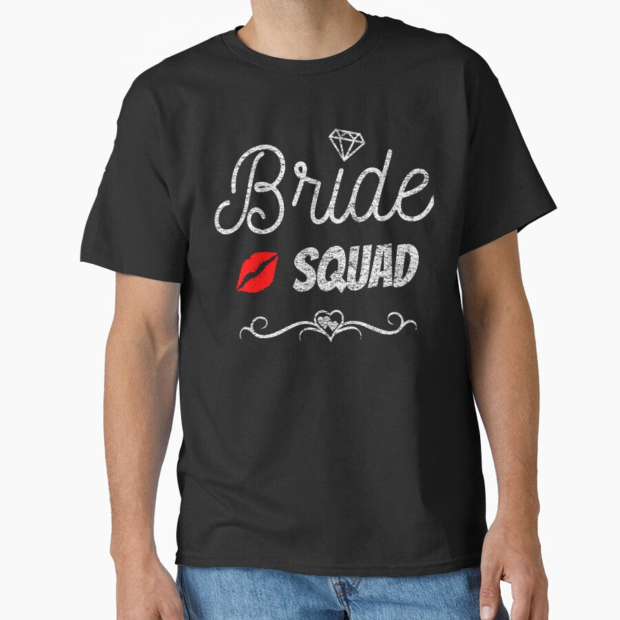 Womens Wedding Gifts for Bridesmaid Best Friends Bride Squad by backham-design