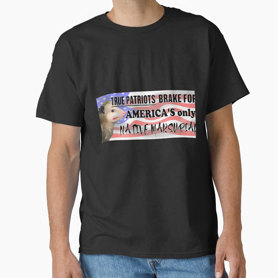 Funny Possum Bumper Sticker - I Brake For America'S Only Native Marsupial by Kaleighcormack