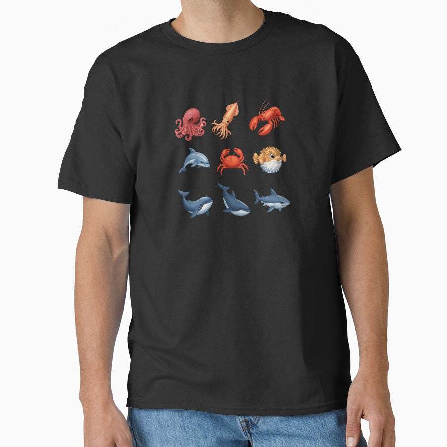 Underwater Sea Creatures Marine Life Set by PopStars1993