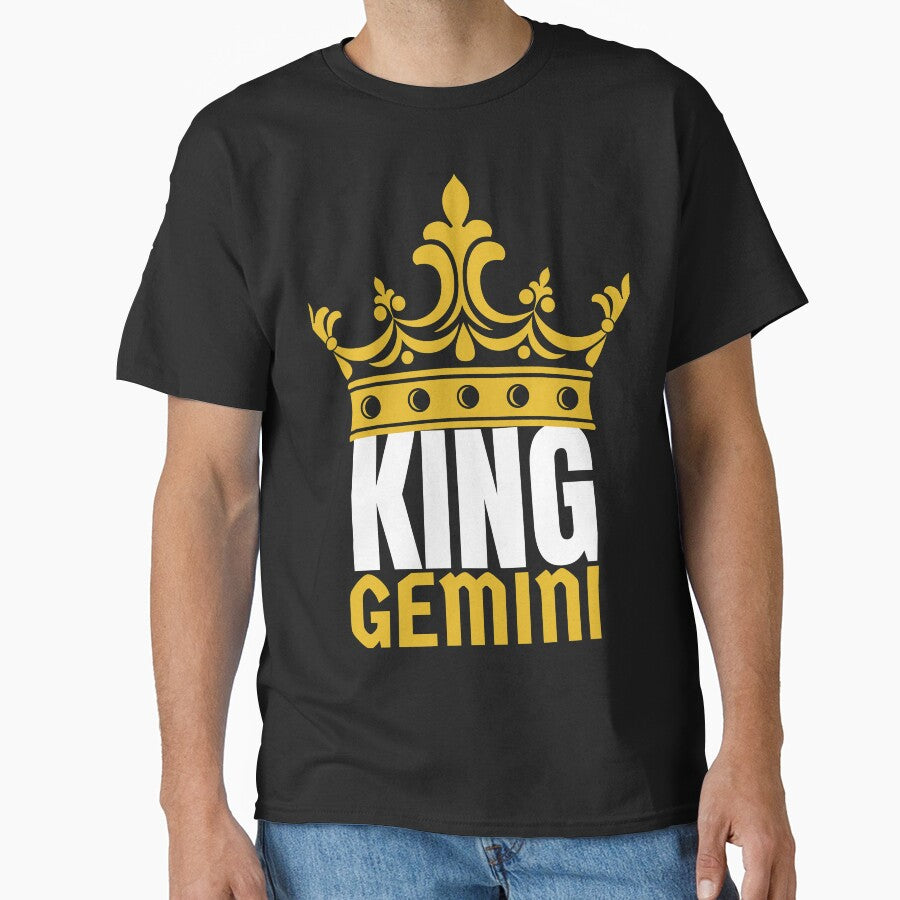 King Gemini Birthday Horoscope Shirt Zodiac Sign Astrology Gift by Easyas