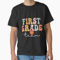 First Grade Team Retro Groovy Vintage First Day Of School by colesabrina88
