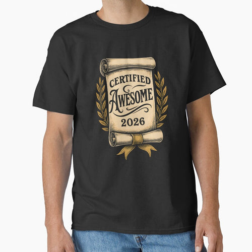 "Certified Awesome" Scroll by DarylWelsh2024