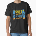 Funny School Is Important But Surfing Is Importanter ,Funny Surfboard  Birds Palm Surfer Great Design ,Perfect Surfing Lovers Present by pedrored369