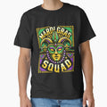 Mardi Gras Squad Mask Beads Celebration by LuminOrb