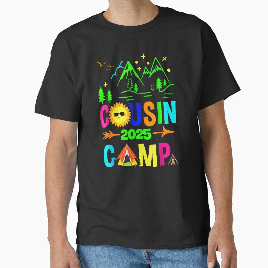 Family Camping Summer Vacation Crew Cousin Crew Camp 2025 by cawtoon