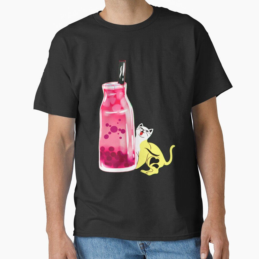 Cat Boba Tea Bubble Tea Cute Kawaii Kitty by Nirmala67