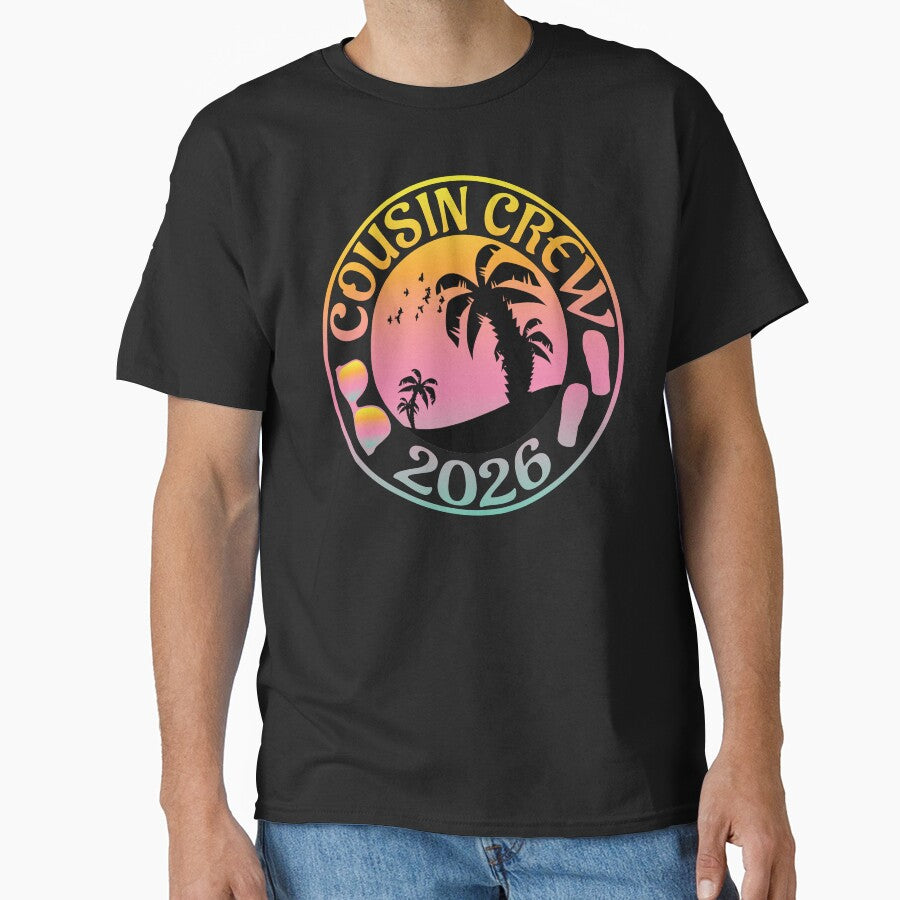 Cousin Crew 2026 Shirt – Matching Cousins Beach Vacation Family Tee by PixelWaveBD