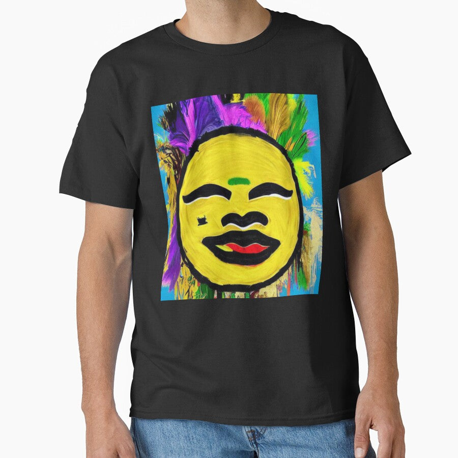 Mardi Gras Smiley Face | Street Art by itzbart