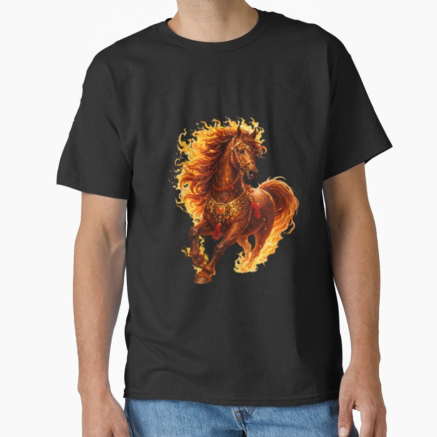 Fire Horse – Lunar Zodiac Fantasy Art by JOANNASKAH
