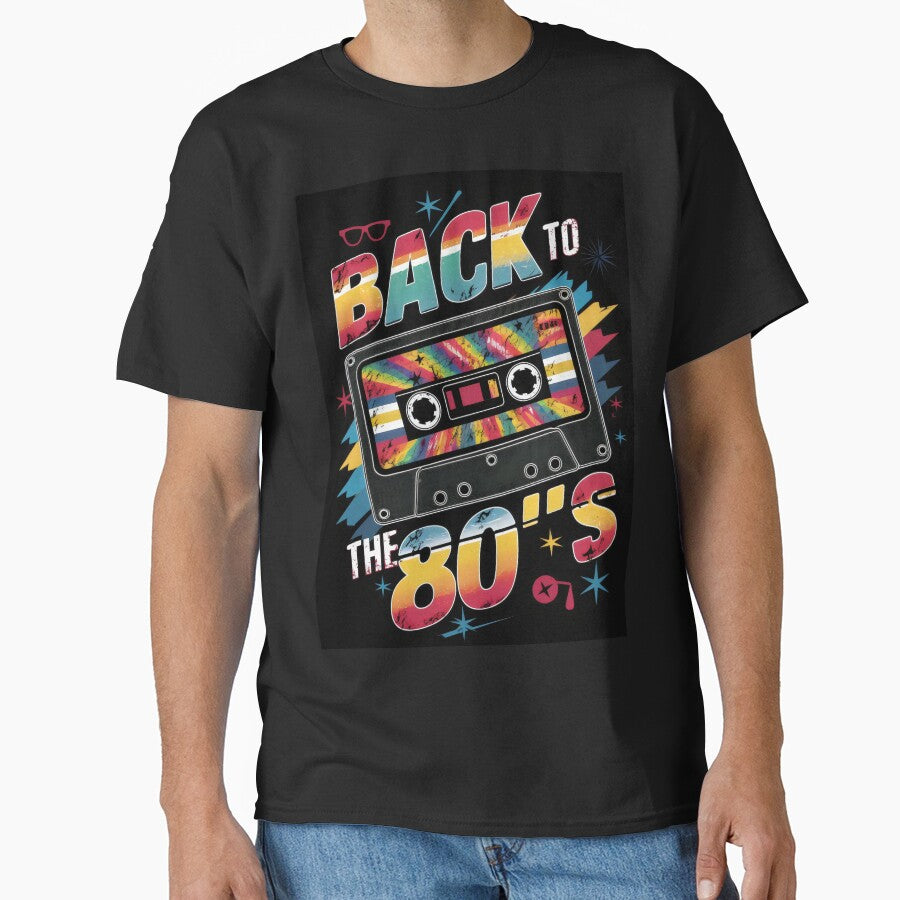 Back to the 80's. Cassette tape. by MyHappyArtShop