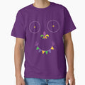 Mardi Gras Beads Flags Funny Face by Bronby