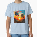 Parrot in the beach sunset by Creative Visualize