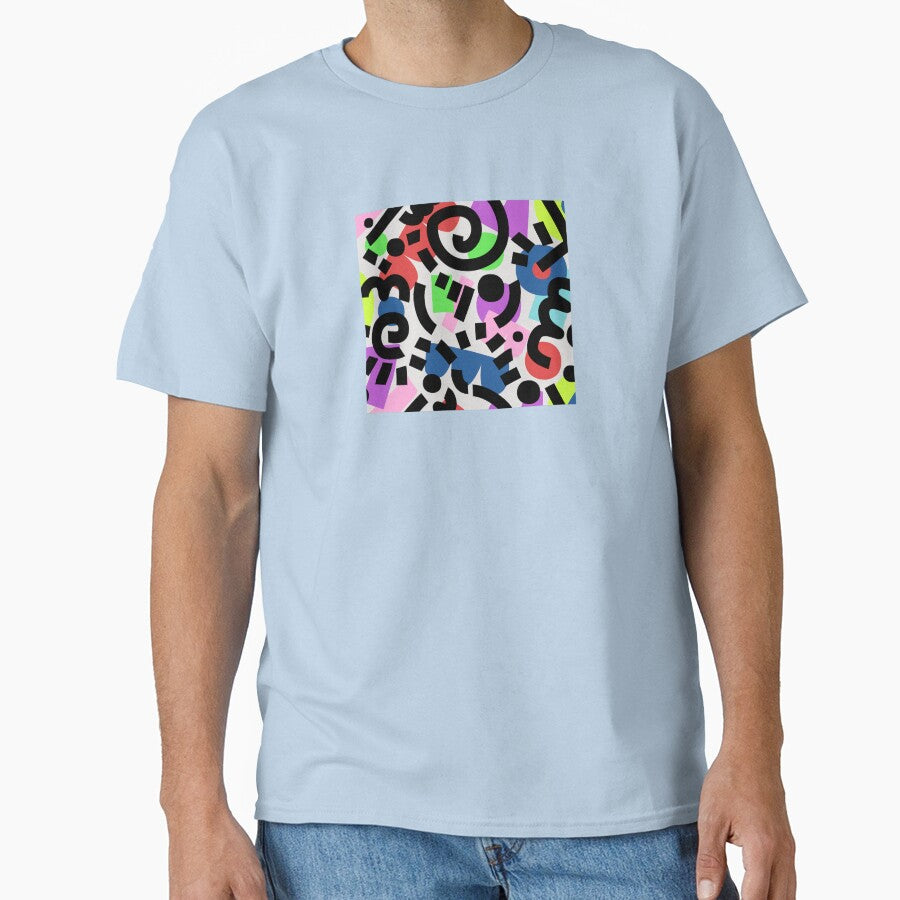 Colorful abstract hand drawn pattern by merupa