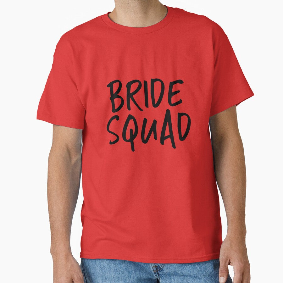 Bride Squad Bridal Shower Gift Idea Bachelorette Party Hen Do by CarbonClothing