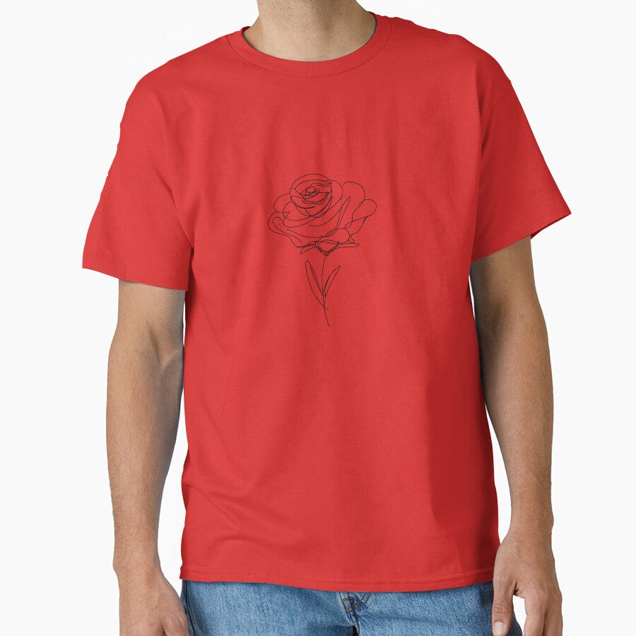 One line rose by jeongogh