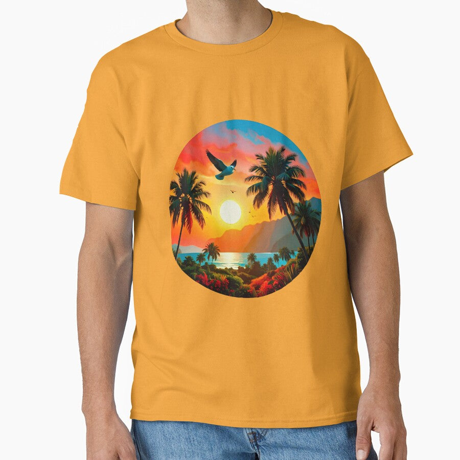 Birds in the beach sunset by Creative Visualize