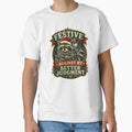 Festive Against My Better Judgment Christmas Raccoon by Peak Pop Studio.