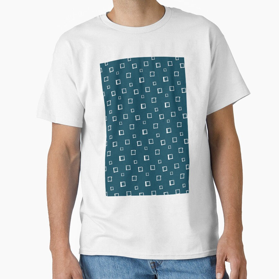 Hand Drawn Squares - Navy by Avenie