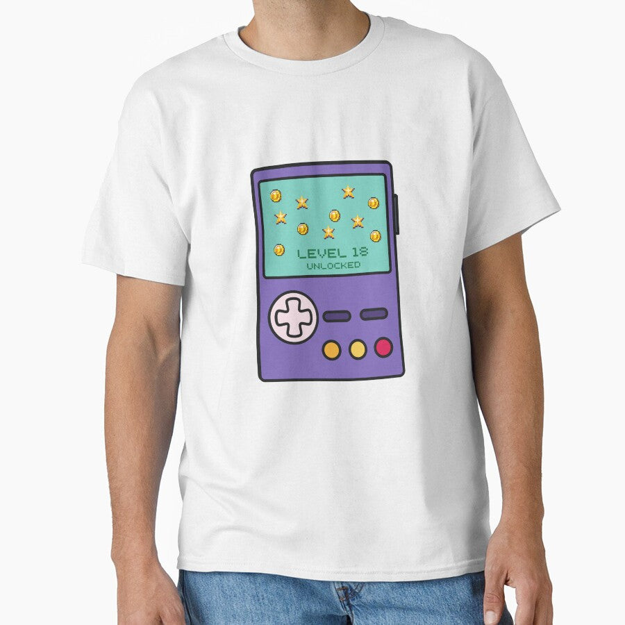 Level 18 Unlocked – Gamer Birthday Gift – 18th Birthday Gaming by Printlab_design