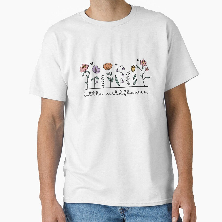 Little Wildflower Botanical Line Art by JoelFox165