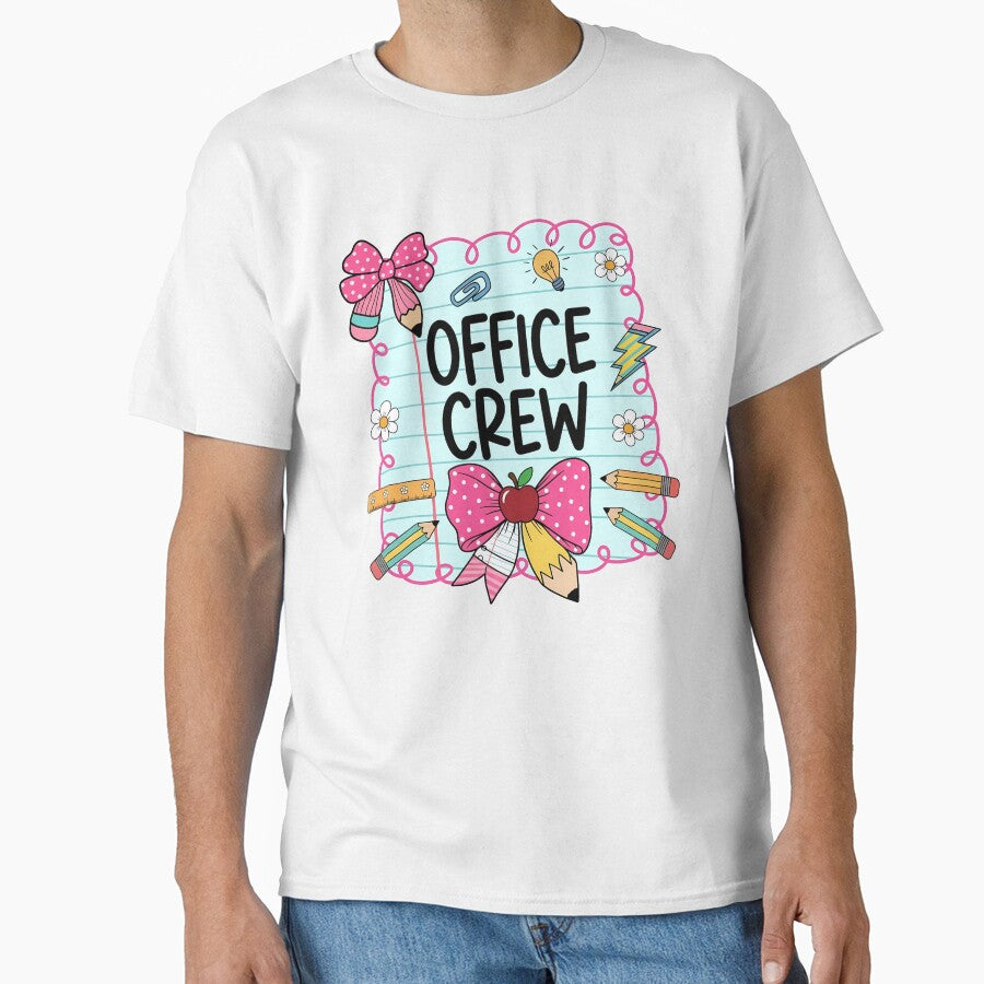 First Day Of School Cute Office Crew Teacher Life by KroghDs