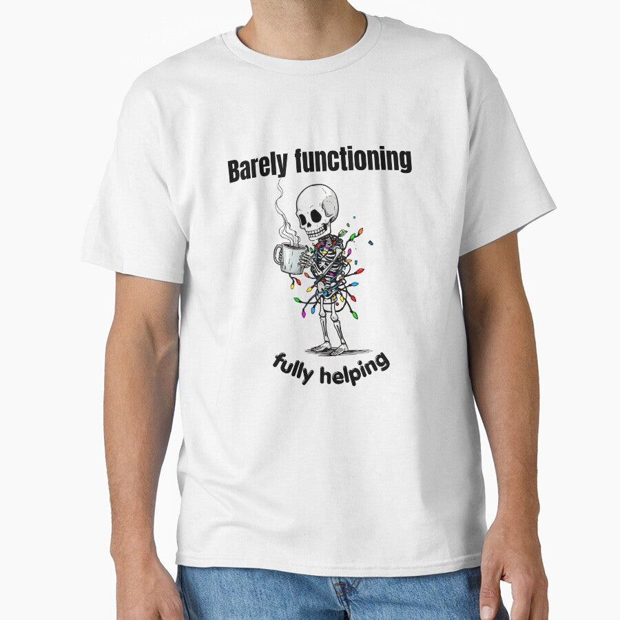 Christmas Skeleton Coffee – Funny Holiday Men’s Design by Kindloom