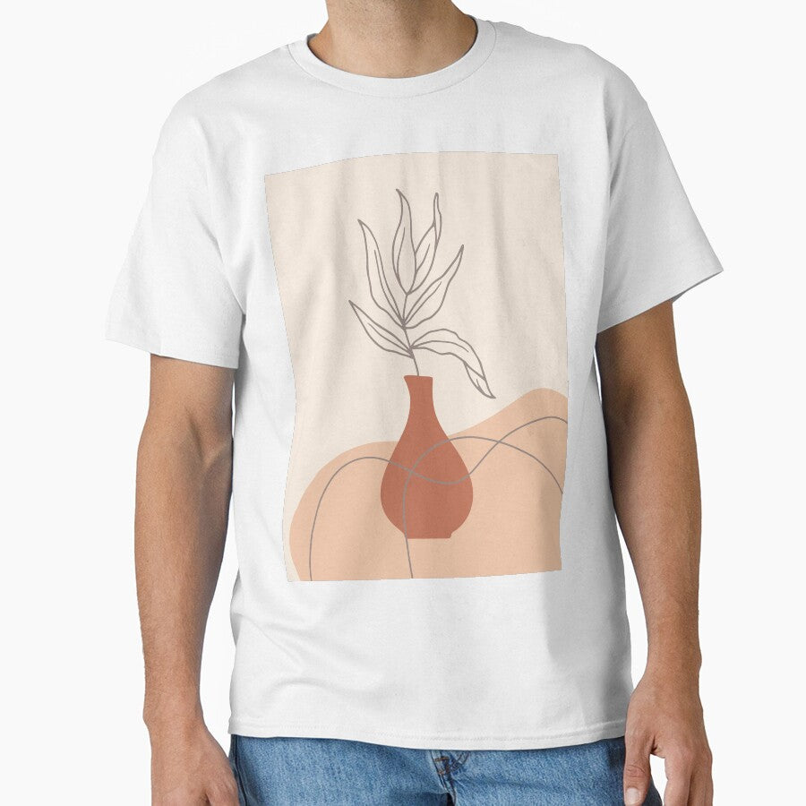 Minimal Line Art Plant by Wheimay