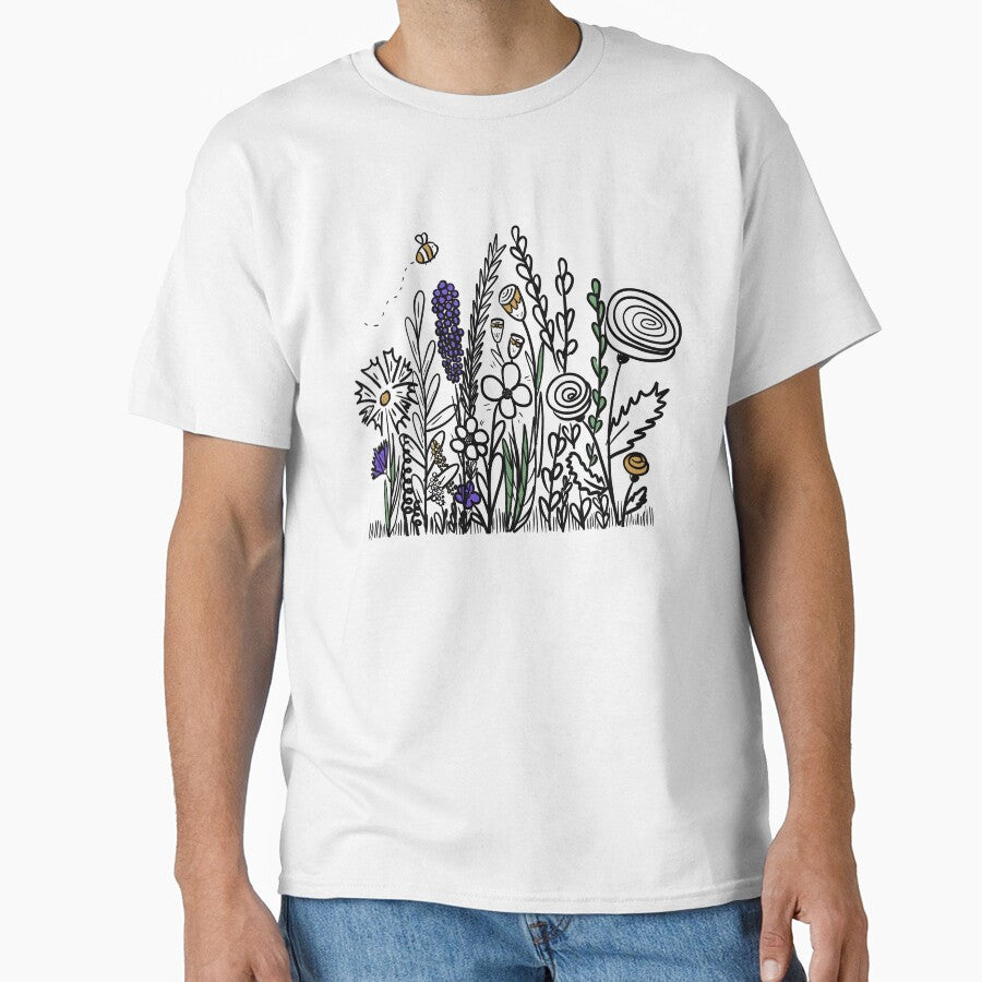 Dreamy Colorful Wildflower Garden by AlmostArcticDesigns