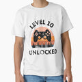 Level 10 Unlocked Retro Sunset 10th Birthday by MagicArtworks