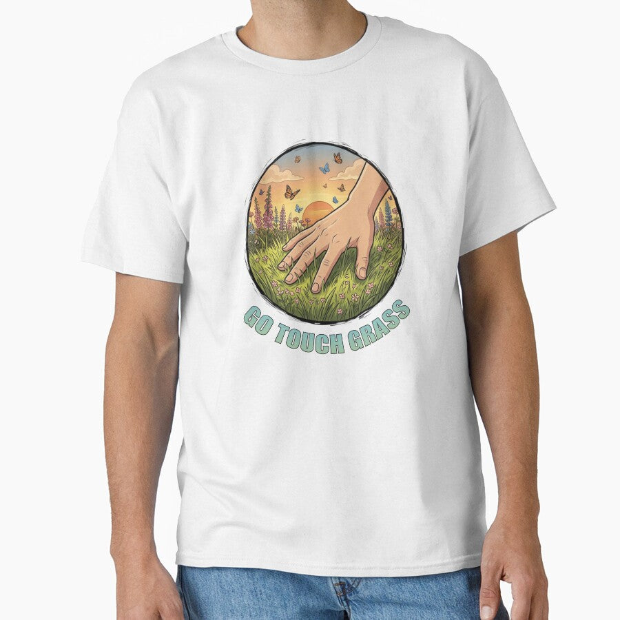 Go Touch Grass Nature Design by atelierallaire