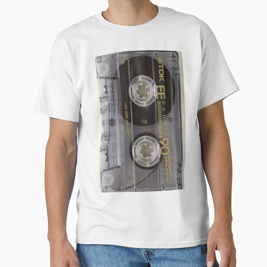 Cassette Tape Mix Tape Retro Graphic Clear Black by socialarmour