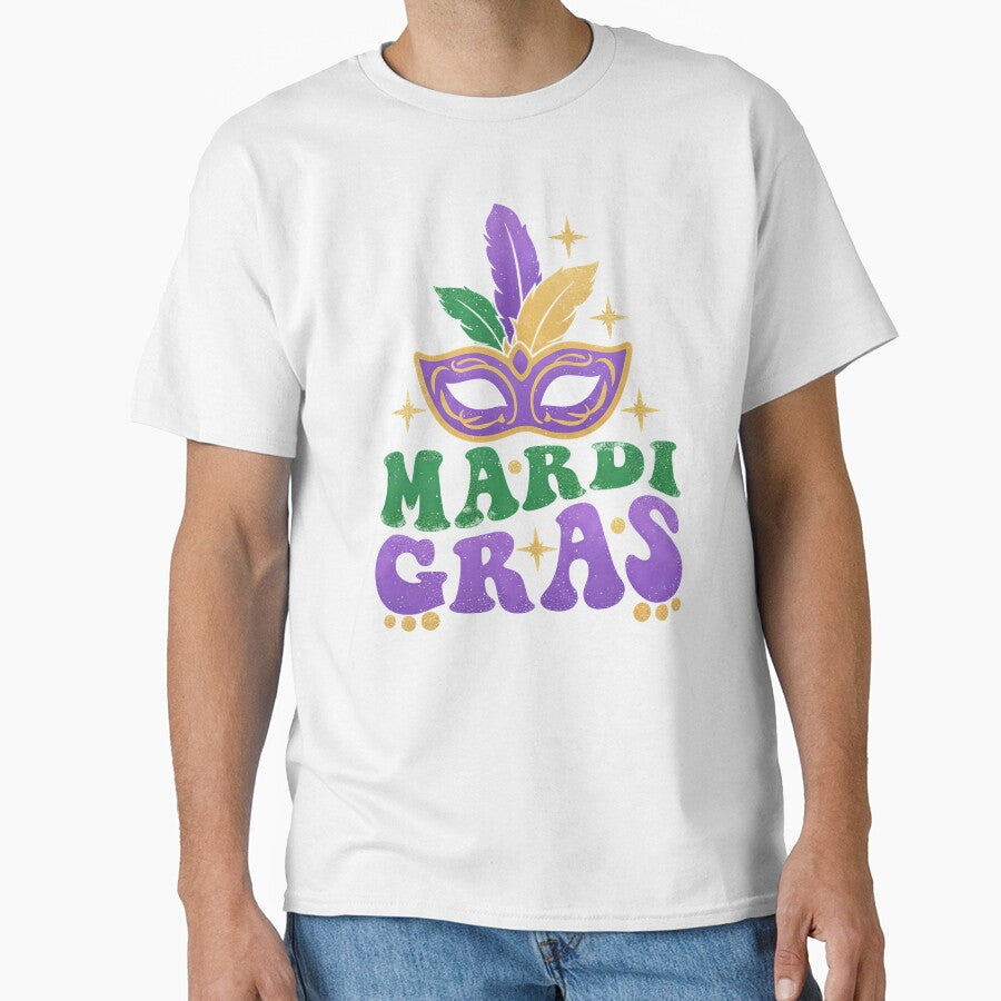 Mardi Gras Mask Graphic Carnival Celebration Design by LiviuGligoros