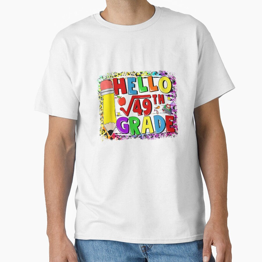 Back To School 7th Grade Square Root Of 49 Math Kids Teacher by GraceWoodfordwe